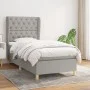 Boxspringbett mit hellgrauer Stoffmatratze 80x200 cm von vidaXL, Betten und Lattenroste - Ref: Foro24-3128717, Preis: 335,73 ...