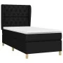 Box spring bed with black fabric mattress 80x200 cm by vidaXL, Beds and slatted bases - Ref: Foro24-3128719, Price: 334,88 €,...