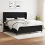 Box spring bed with black fabric mattress 180x200 cm by vidaXL, Beds and slatted bases - Ref: Foro24-3128303, Price: 629,45 €...
