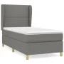 Box spring bed with dark gray fabric mattress 80x200 cm by vidaXL, Beds and slatted bases - Ref: Foro24-3128398, Price: 347,0...