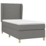 Box spring bed with dark gray fabric mattress 90x190 cm by vidaXL, Beds and slatted bases - Ref: Foro24-3128326, Price: 332,8...