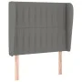 Box spring bed with dark gray fabric mattress 90x200 cm by vidaXL, Beds and slatted bases - Ref: Foro24-3128094, Price: 372,2...