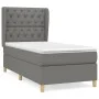 Box spring bed with dark gray fabric mattress 80x200 cm by vidaXL, Beds and slatted bases - Ref: Foro24-3128718, Price: 364,0...