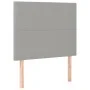 Cama box spring con colchón tela gris claro 80x200 cm de vidaXL, Camas y somieres - Ref: Foro24-3128317, Precio: 320,66 €, De...