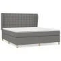 Boxspringbett mit dunkelgrauer Stoffmatratze 180x200 cm von vidaXL, Betten und Lattenroste - Ref: Foro24-3128862, Preis: 632,...