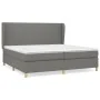 Box spring bed with dark gray fabric mattress 200x200 cm by vidaXL, Beds and slatted bases - Ref: Foro24-3128390, Price: 650,...