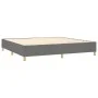 Box spring bed with dark gray fabric mattress 200x200 cm by vidaXL, Beds and slatted bases - Ref: Foro24-3128390, Price: 650,...