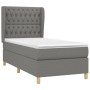 Boxspringbett mit dunkelgrauer Stoffmatratze 90x190 cm von vidaXL, Betten und Lattenroste - Ref: Foro24-3128726, Preis: 347,6...