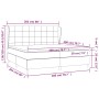 Boxspringbett mit cremefarbener Stoffmatratze 200x200 cm von vidaXL, Betten und Lattenroste - Ref: Foro24-3128554, Preis: 610...