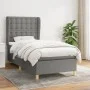 Boxspringbett mit dunkelgrauer Stoffmatratze 90x190 cm von vidaXL, Betten und Lattenroste - Ref: Foro24-3128806, Preis: 347,3...
