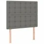 Box spring bed with dark gray fabric mattress 90x190 cm by vidaXL, Beds and slatted bases - Ref: Foro24-3128806, Price: 341,6...