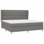 Boxspringbett mit dunkelgrauer Stoffmatratze 200x200 cm von vidaXL, Betten und Lattenroste - Ref: Foro24-3128790, Preis: 708,...