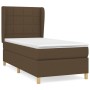 Box spring bed with dark brown fabric mattress 90x200 cm by vidaXL, Beds and slatted bases - Ref: Foro24-3128496, Price: 352,...