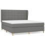 Box spring bed with dark gray fabric mattress 180x200 cm by vidaXL, Beds and slatted bases - Ref: Foro24-3128542, Price: 625,...