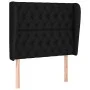 Box spring bed with black fabric mattress 90x200 cm by vidaXL, Beds and slatted bases - Ref: Foro24-3128735, Price: 330,54 €,...