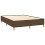 Box spring bed with dark brown fabric mattress 140x200 cm by vidaXL, Beds and slatted bases - Ref: Foro24-3128608, Price: 522...