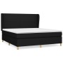 Boxspringbett mit schwarzer Stoffmatratze 160x200 cm von vidaXL, Betten und Lattenroste - Ref: Foro24-3128375, Preis: 609,17 ...