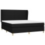 Boxspringbett mit schwarzer Stoffmatratze 160x200 cm von vidaXL, Betten und Lattenroste - Ref: Foro24-3128375, Preis: 609,17 ...