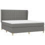 Boxspringbett mit dunkelgrauer Stoffmatratze 180x200 cm von vidaXL, Betten und Lattenroste - Ref: Foro24-3128702, Preis: 641,...