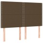 Box spring bed with dark brown fabric mattress 140x200 cm by vidaXL, Beds and slatted bases - Ref: Foro24-3128448, Price: 497...