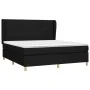 Boxspringbett mit schwarzer Stoffmatratze 160x200 cm von vidaXL, Betten und Lattenroste - Ref: Foro24-3128535, Preis: 610,53 ...