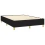 Box spring bed with black fabric mattress 140x190 cm by vidaXL, Beds and slatted bases - Ref: Foro24-3128359, Price: 486,96 €...