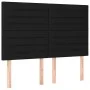 Box spring bed with black fabric mattress 140x190 cm by vidaXL, Beds and slatted bases - Ref: Foro24-3128599, Price: 505,84 €...