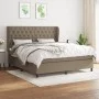Boxspringbett mit taupegrauer Stoffmatratze 160x200 cm von vidaXL, Betten und Lattenroste - Ref: Foro24-3128217, Preis: 650,6...