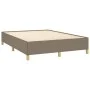 Boxspringbett mit taupegrauer Stoffmatratze 140x200 cm von vidaXL, Betten und Lattenroste - Ref: Foro24-3128609, Preis: 519,4...