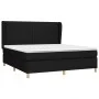 Box spring bed with black fabric mattress 180x200 cm by vidaXL, Beds and slatted bases - Ref: Foro24-3128703, Price: 672,22 €...