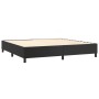 Boxspringbett mit schwarzer Kunstledermatratze 200x200 cm von vidaXL, Betten und Lattenroste - Ref: Foro24-3129051, Preis: 68...