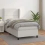 Boxspringbett mit weißer Kunstledermatratze 100x200 cm von vidaXL, Betten und Lattenroste - Ref: Foro24-3128956, Preis: 359,6...