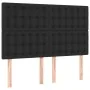 Cama box spring con colchón cuero sintético negro 140x200cm de vidaXL, Camas y somieres - Ref: Foro24-3129033, Precio: 524,41...