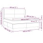 Cama box spring con colchón cuero sintético negro 180x200 cm de vidaXL, Camas y somieres - Ref: Foro24-3128925, Precio: 658,6...
