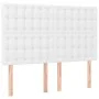 Box spring bed with white synthetic leather mattress 140x190 cm by vidaXL, Beds and slatted bases - Ref: Foro24-3129028, Pric...