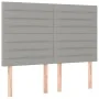 Box spring bed with light gray fabric mattress 140x200 cm by vidaXL, Beds and slatted bases - Ref: Foro24-3128605, Price: 514...