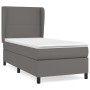 Boxspringbett mit grauer Kunstledermatratze 80x200 cm von vidaXL, Betten und Lattenroste - Ref: Foro24-3128881, Preis: 334,73...