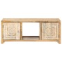 Mesa de centro de madera maciza de mango 90x50x35 cm