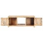 Mesa de centro de madera maciza de mango 90x50x35 cm