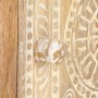 Mesa de centro de madera maciza de mango 90x50x35 cm
