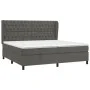Boxspringbett mit dunkelgrauer Samtmatratze 200x200 cm von vidaXL, Betten und Lattenroste - Ref: Foro24-3129412, Preis: 689,6...
