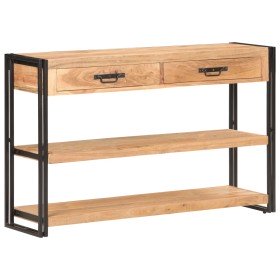Aparador de madera maciza de acacia 120x30x75 cm Aparador de madera maciza de acacia 120x30x75 cm