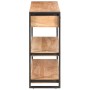 Aparador de madera maciza de acacia 120x30x75 cm