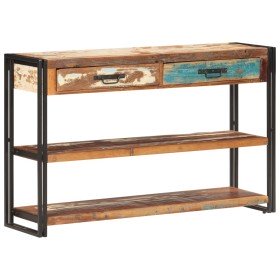 Aparador de madera maciza reciclada 120x30x75 cm Aparador de madera maciza reciclada 120x30x75 cm