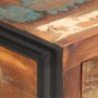 Aparador de madera maciza reciclada 120x30x75 cm
