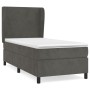 Boxspringbett mit dunkelgrauer Samtmatratze 80x200 cm von vidaXL, Betten und Lattenroste - Ref: Foro24-3129058, Preis: 338,67...