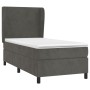 Boxspringbett mit dunkelgrauer Samtmatratze 80x200 cm von vidaXL, Betten und Lattenroste - Ref: Foro24-3129058, Preis: 338,67...