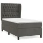 Box spring bed with dark gray velvet mattress 80x200 cm by vidaXL, Beds and slatted bases - Ref: Foro24-3129358, Price: 352,5...