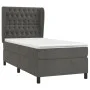 Box spring bed with dark gray velvet mattress 80x200 cm by vidaXL, Beds and slatted bases - Ref: Foro24-3129358, Price: 352,5...
