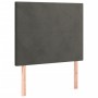 Cama box spring con colchón terciopelo gris oscuro 90x190 cm de vidaXL, Camas y somieres - Ref: Foro24-3129064, Precio: 342,8...